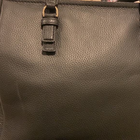 Kate Spade Large Tote Bag Black Zipper Top Purse - Picture 9 of 10